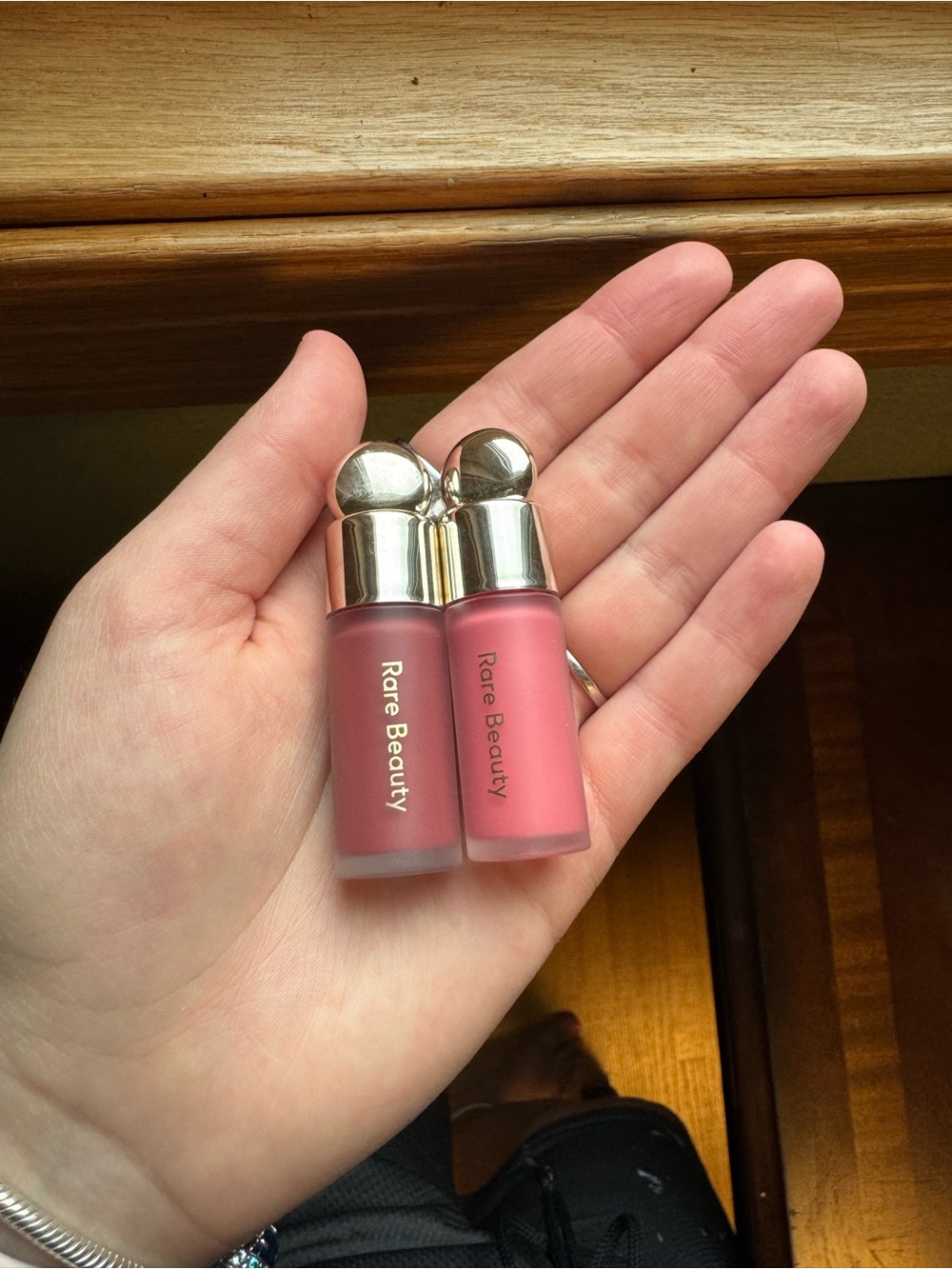 Rare Beauty Mini Liquid Blush: happy & truth